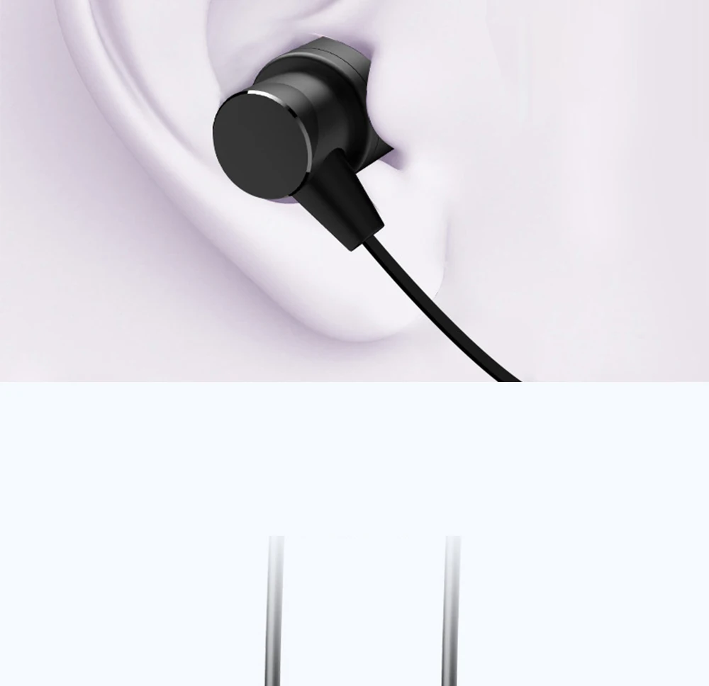 QH43 bluetooth 4,1 наушники-вкладыши с шейным ободком, спортивные наушники для бега, беспроводные наушники с камерой