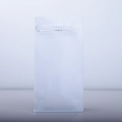 Темно-синий 50 шт полуфунт объем ламинирование алюминиевой фольги ziplock упаковка мешок кофе порошок мешок восьмистороннее уплотнение молнии мешок - Цвет: Темно-синий