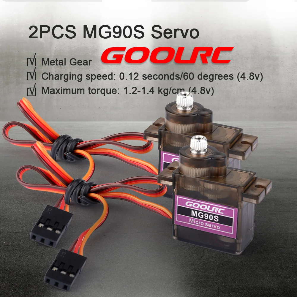 

Drone A2212 2450KV Brushless Motor w/Mount 40A ESC 2PCS MG90S Servo Set for RC Fixed Wing Airplane Multirotor Aircraft