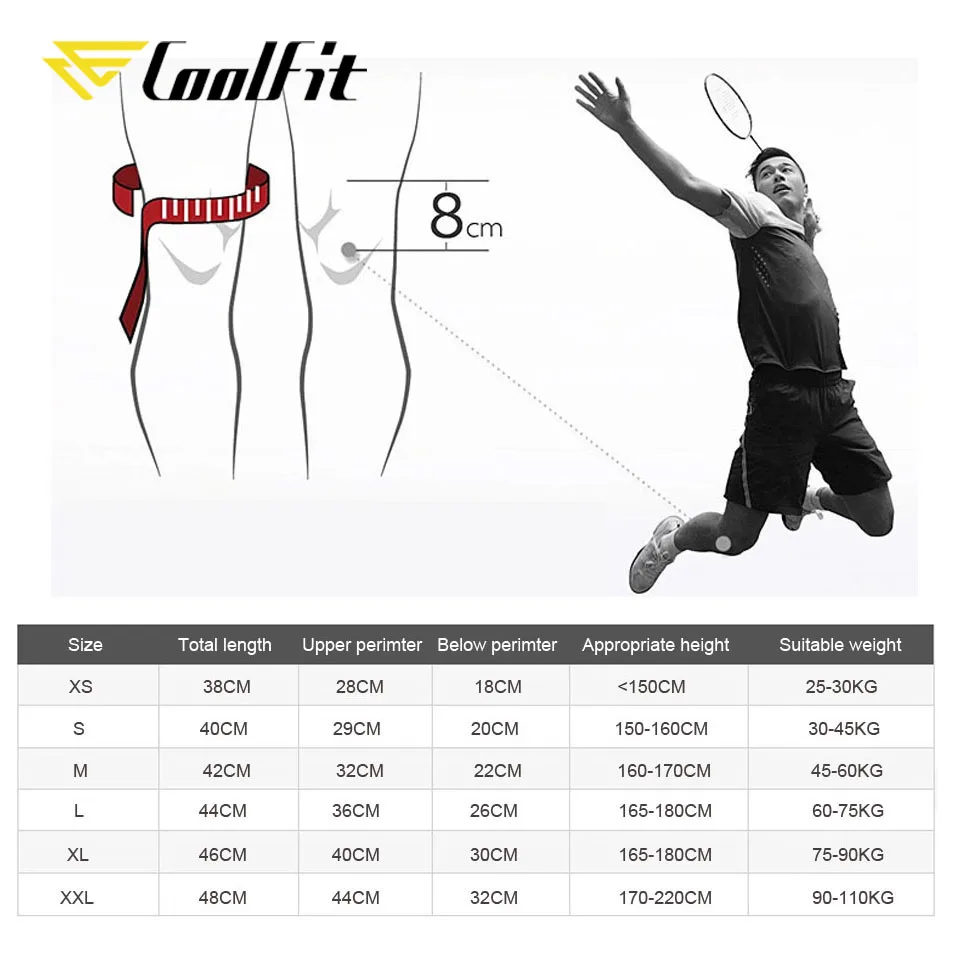 CoolFit 1 шт. баскетбольные наколенники повязка с Сотами эластичный наколенник