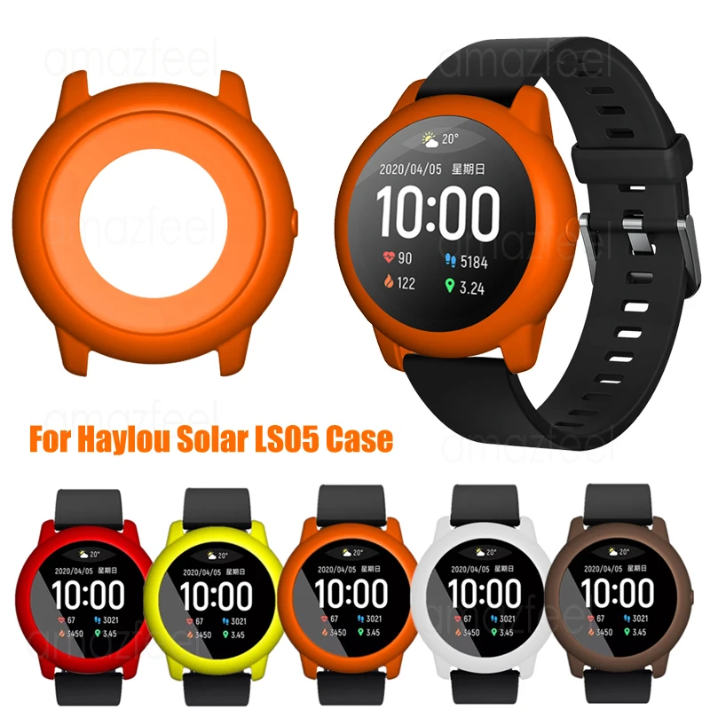 Защитный чехол для Haylou Solar LS05 силиконовый часов Xiaomi защитный бампер пленка