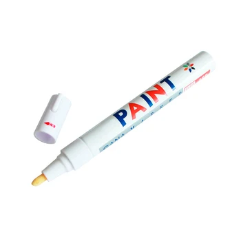 

White Waterproof Car Tire Paint Marker Pen Motorcycle Auto Wheel Tyre Rubber Permanent Universal Marker Pencil