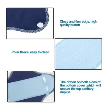 

8Ps/Set Reusable Waterproof Menstrual Sanitary Cloth Pads Feminine Hygiene Liner