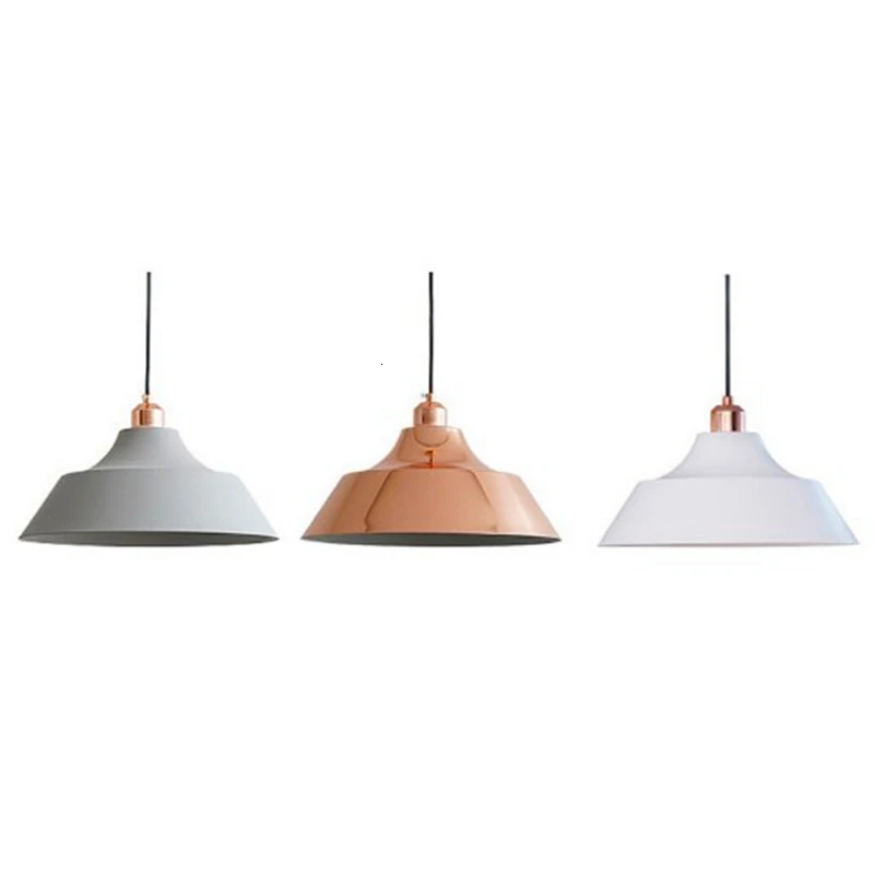 

Postmodern Simple Design Light Metal Shell Contemporary Night Led Lamp Lustre Pendente kitchen chandelier