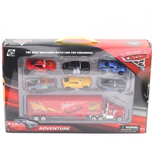 7 шт./компл. машинок пиксара и грузовых автомобилей 3 игрушки Джексон Storm Крус Mater Мак дядя Грузовик литья под давлением 1:55 Металлическая Модель автомобиля игрушки для детей, подарки для мальчиков