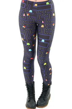 

High Elastic Women Leggings Muffin Dots 3D Printing Trousers Fitness Legging Slim High Waist Legins Casual Women Pants