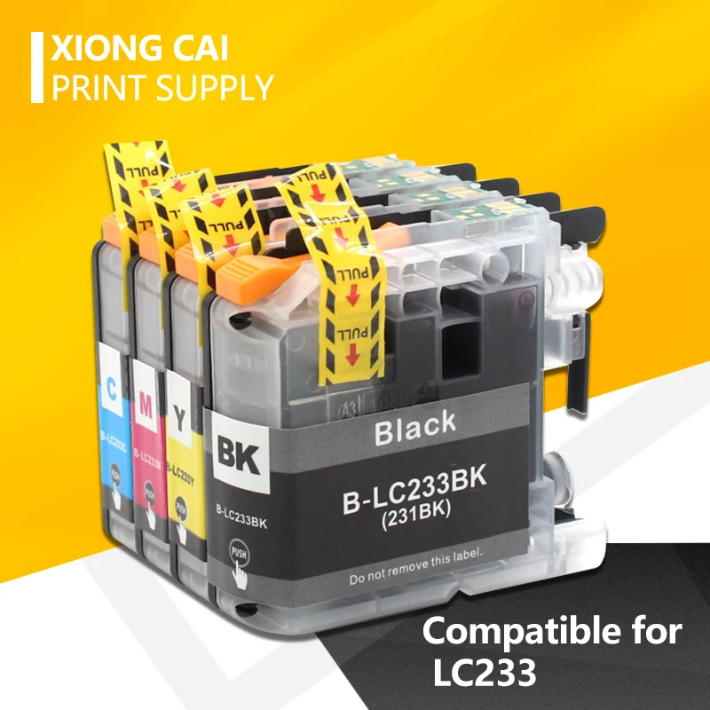 Nuovo Compatibile Per Lc231 Lc233 Cartucce D'Inchiostro Per Stampante Mfc-J5320Dw Brother Mfc-J4620Dw