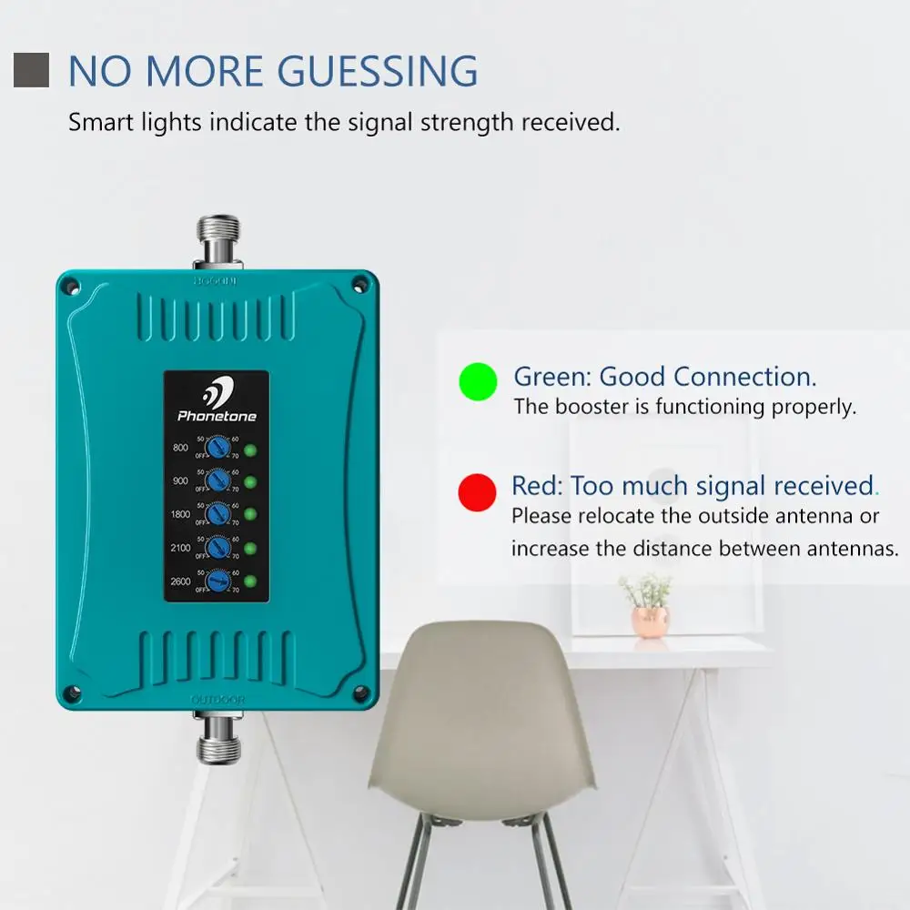 Ретранслятор 4G 2600 МГц 800/900/1800/2100/2600/Mhz 2G 3G ретранслятор Усилитель сотового сигнала