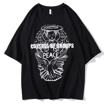 

Women Tshirts Men T Shirt Men Summer Casual Short Batwing Sleeve Front Print Fashion 100% Cotton Tshirt Plus Size Brand Clothing