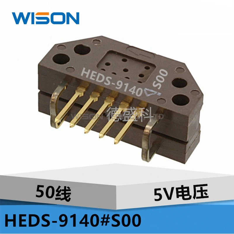 

HEDS-9140#S00 HEDS-9100#A00 HEDS-9100#B00 Two Channel High Resolution Optical Incremental Encoder Modules