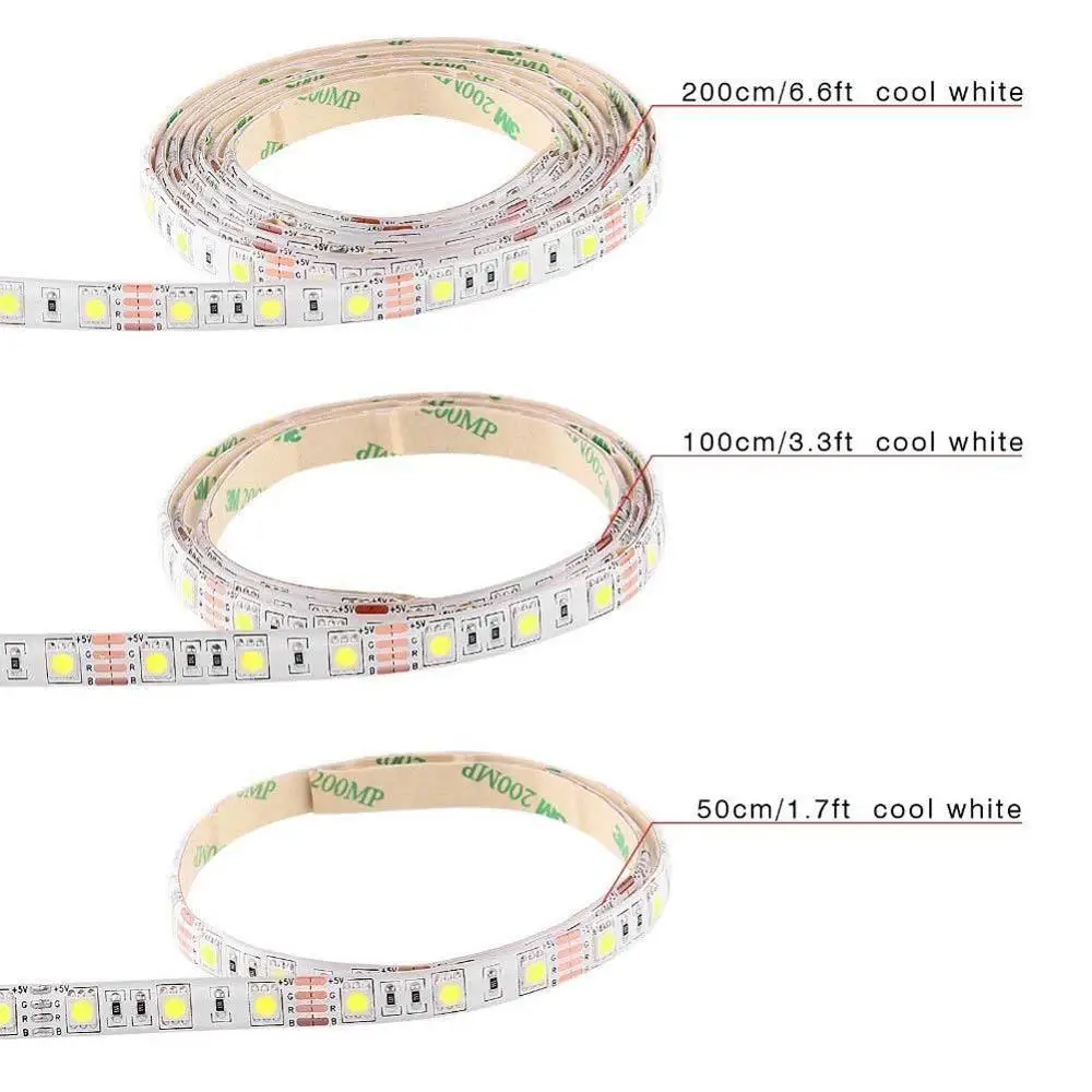 SMD 3528 Waterproof LED Strip Flexible LED Strip Light USB Light TV Background Lighting Kit Home Background Decoration