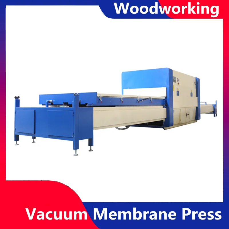 full automation double seat vacuum membrane hot press machine for pvc to wooden door  cnc router laser engraver