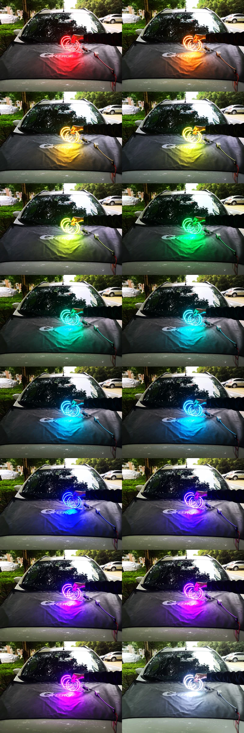 Для Ford Focus C Max 2003 2004 2005 2006 2007 2008 2009 2010 RF remote Bluetooth APP многоцветный ультра яркий RGB