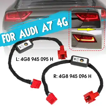

2Pcs Dynamic Semi Signal Indicator LED Taillight Add-on Module Cable Wire Harness For Audi A7 4G 2015~2019