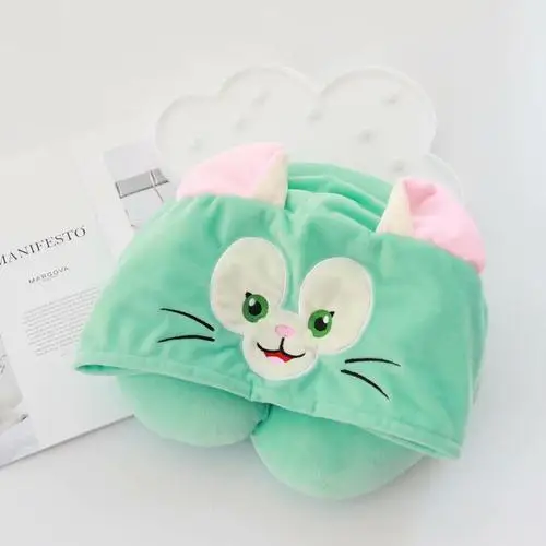 Медведи Duffy и shelliemay stellalou Rabbit ухода за кожей шеи U формы из пены с эффектом памяти NAP самолет путешествия с капюшоном Шея Подушка u-образной формы Подушка дорожная подушка - Color: 4