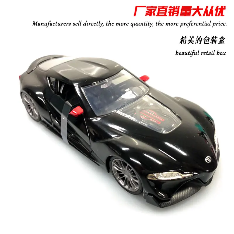 TOYOTA FT 1 Concept JADA 1/24 Scale Movie Series Модель автомобиля игрушки Mitsubishi Eclipse литой металлический игрушечный автомобиль для коллекции/подарка/украшения/детей - Цвет: TOYOTA FT 1 Concept