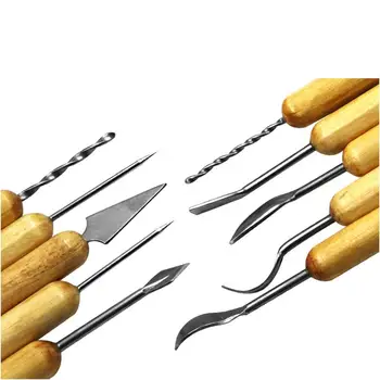 

14Pcs Clay Sculpting Kit Sculpt Smoothing Wax Carving Pottery Ceramic Tools Polymer Shapers Modeling Carved Tool