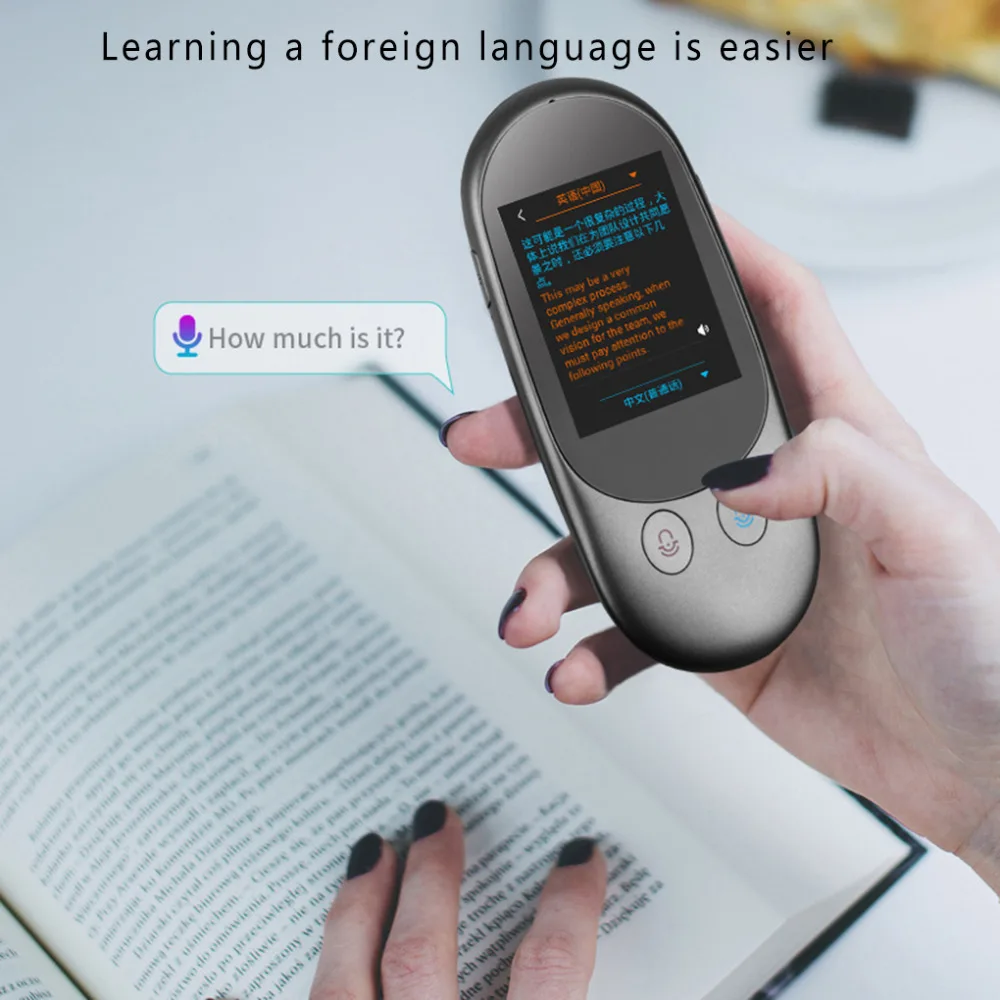 F1 умный мгновенный голосовой автономный переводчик в режиме реального времени многоязычный переводный инструмент фотографический сканирующий переводчик