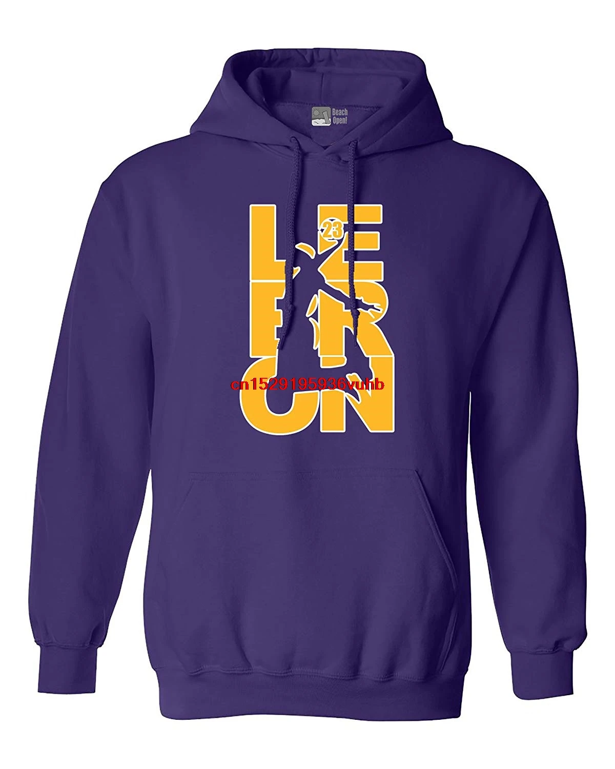 Пляжная открытая одежда Lebron Fan 23 Лос-Анжелес ла Баскетбол DT толстовка с капюшоном
