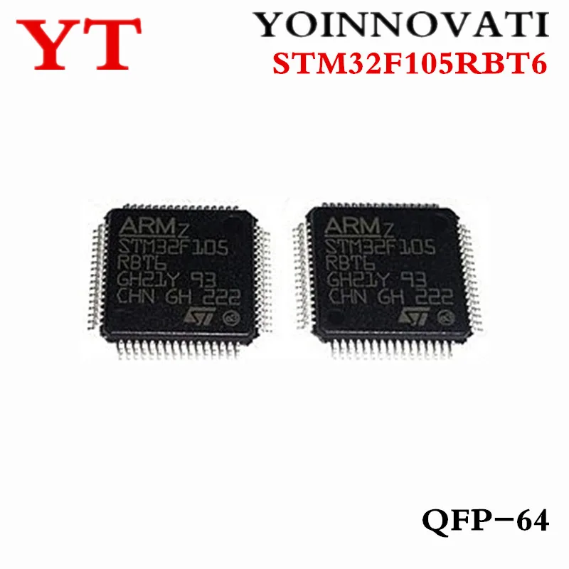 10 шт. STM32F105RBT6 32F105RBT6 STM32F105 LQFP64 | Электронные компоненты и принадлежности