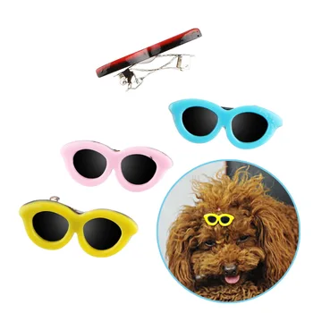 

NICEYARD Pet Grooming Accessories Pet Cute Sunglasses Hairpins Cats Dogs Bows Headdress Plastic 1pc Puppy Dog Bows Hair Clips