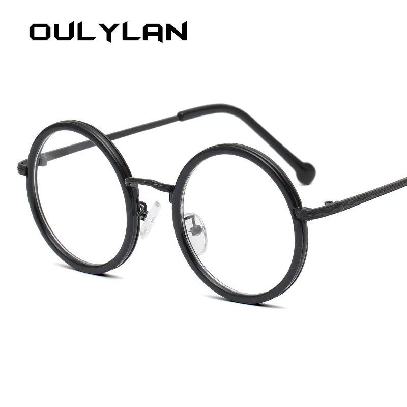 Oulylan круглые очки, оправа для женщин и мужчин, прозрачные оптические оправы для очков, женские прозрачные очки по рецепту, очки для близорукости
