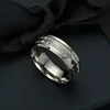 AsJerlya 8mm Ring Titanium Stainless Steel Luminous Bat Ring For Men Women Fluorescent Rings Engagement Couple Wedding Jewelry 5