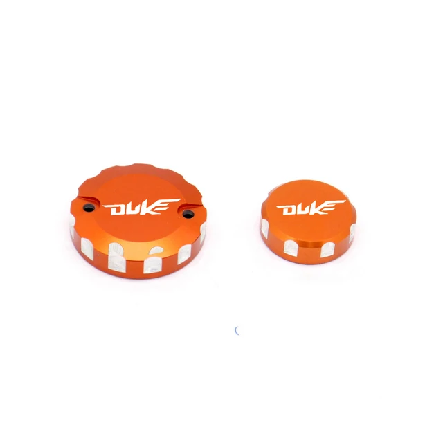 Rear Brake Reservoir Cover Motorcycle Cylinder Fluid Cap For 690 DUKE/R SMC/SMC-R Enduro/R SUPERMOTO, 990 SUPER DUKE/R 1290 B Orange
