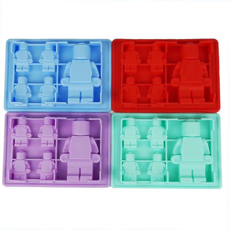 

Robot Silicone Mold Model Chocolate Bread Ice Pastry Sugar Tray Dessert Candy Cookies Biscuit Jelly Pudding Fondant Tools