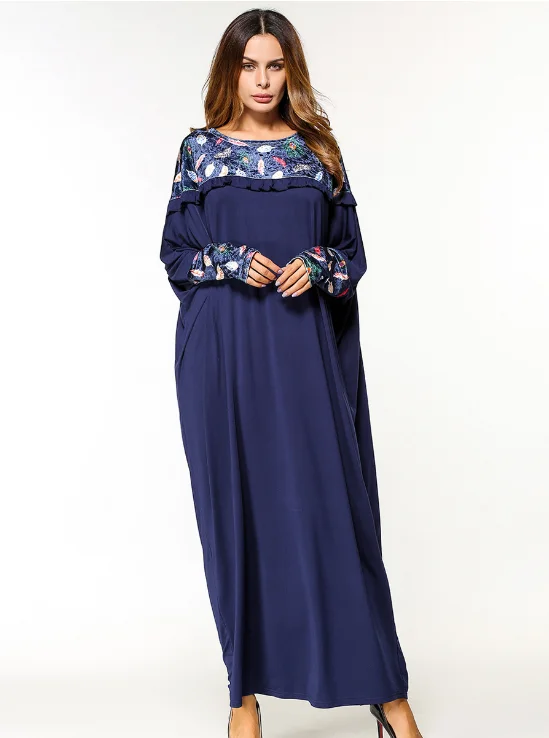 robe femme ete 2020 Muslim Abaya Dress in Dubai Islamic Clothing For Women  Bat sleeve Autumn Winter Loose Size Musulmane FQ259|Islamic Clothing| -  AliExpress