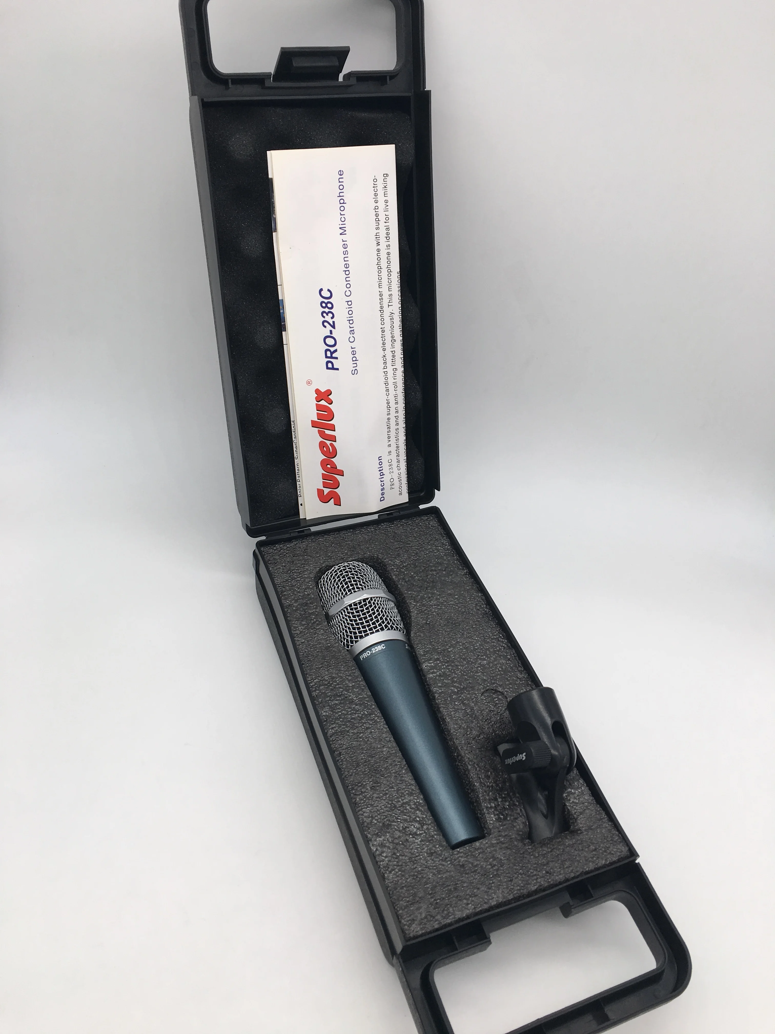Superlux PRO238C профессиональная производительность Ручной вокальный микрофон конденсаторный микрофон для конференций и интервью