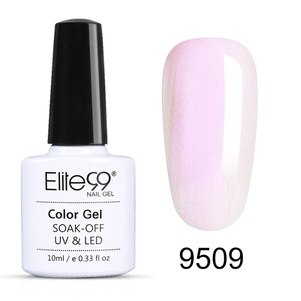 9509 Elite99 10 мл оболочка жемчужные УФ-гель для ногтей био-Гели Soak Off грунтовка для ногти гель лак русалка! полупостоянная лак для ногтей, полустойкое к - Color: 9509
