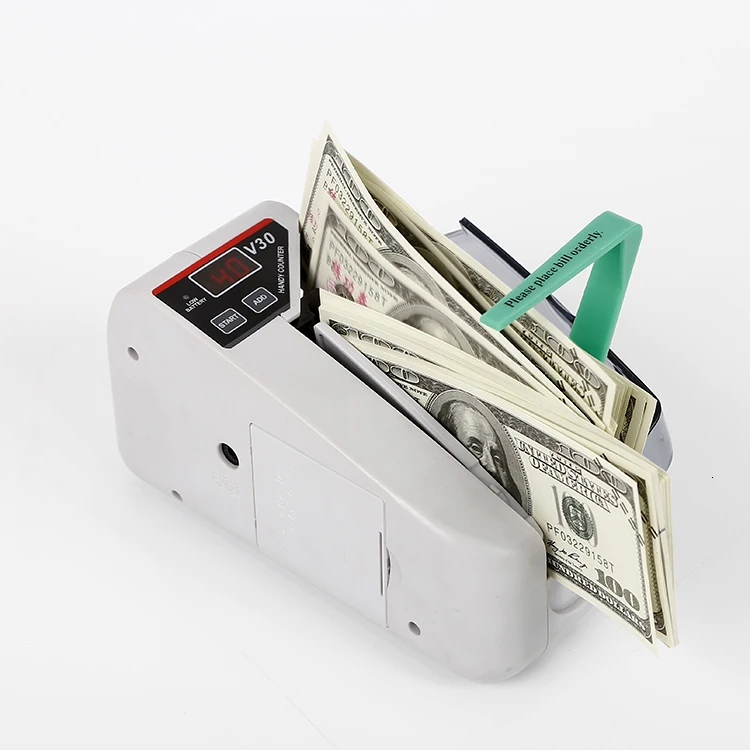 UV Money Detector UV Fake Notes DetectorV30 Mini Portable Handy Money CheckerMachine For Cash and Banknote Paper Currency Counter