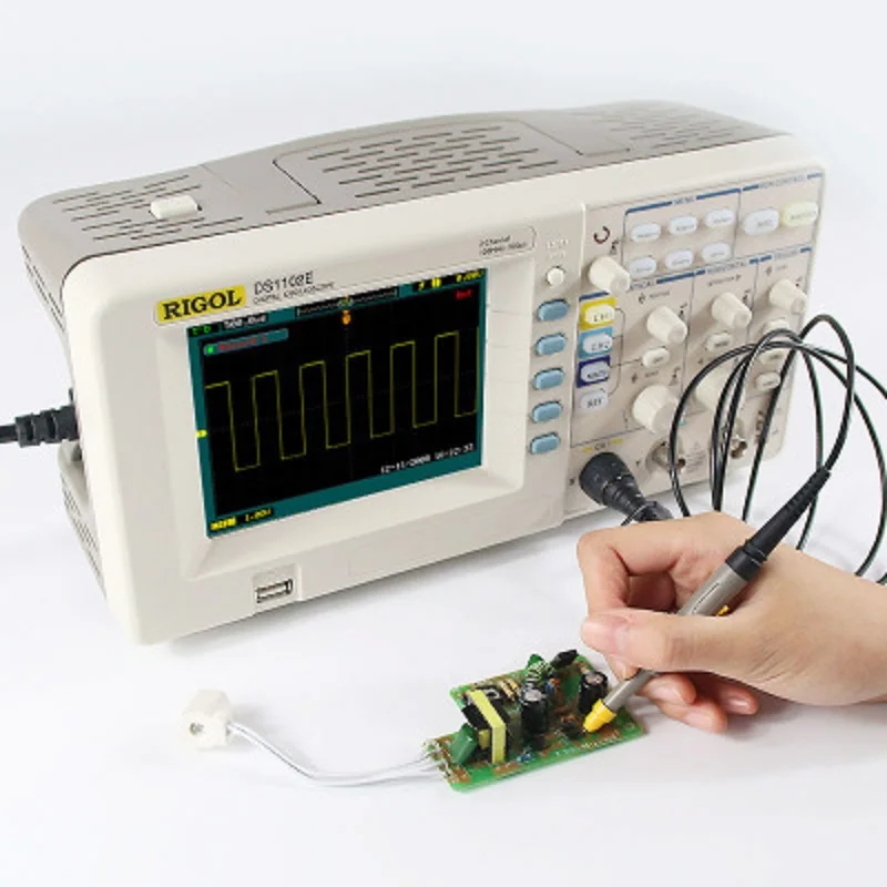

RIGOL DS1102E 100MHz Digital Oscilloscope 2 analog channels 100MHz bandwidth Better than DSO5102P