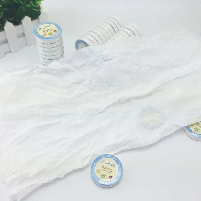 

Outdoor Travel Disposable Compression Towel Large Size Bath Towel Grain Nonwoven Fabric Face Wash Cleaning Towel Travel Supplies