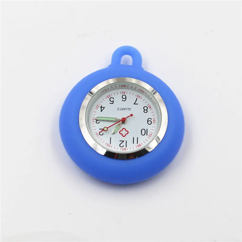 Watch Face Accessories Watch Dial Accessories Nurse Doctor Silicone Pocket Watches DIY Clock Head Face Parts For Badge Reel Keychains Lanyards Rope