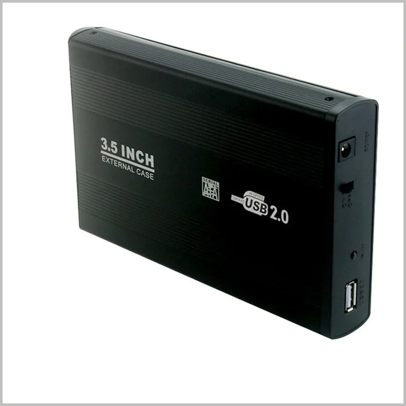 Портативный чехол для внешнего жесткого диска USB 2,0 SATA 3,5 дюйма