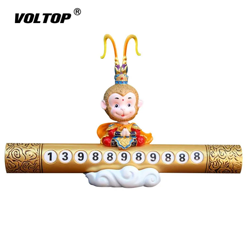 Sun Wukong золотой обруч телефон номер карты автомобильные аксессуары для девочек украшения для приборной панели автомобиля кулон орнамент