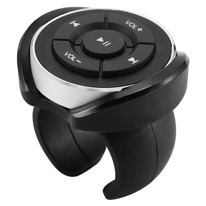 Беспроводной Bluetooth пульт дистанционного управления автомобильный руль мотоцикл велосипед руль медиа кнопка для Iphone для samsung Android телефон