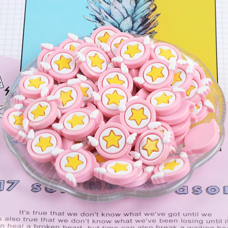 20 шт Cutei Волшебная звезда изделия из смолы плоская спина, Кабошон Скрапбукинг для телефона декоративные украшения DIY аксессуары для дома