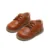 SKOEX Children's Brogue Leather Shoes Lace Up Boys Girls Formal Oxford Casual Shoes Нескользящая Мягкая детская Униформа Dress Shoes