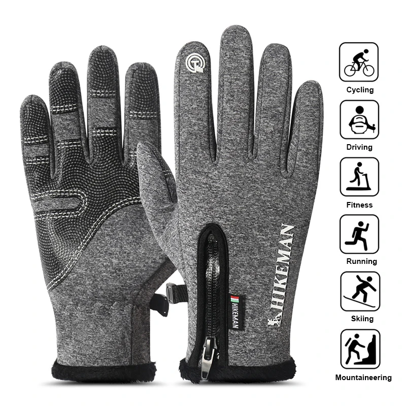 Зимние перчатки водонепроницаемые перчатки для велоспорта лыжные перчатки для мужчин и женщин Зимние перчатки для катания на лыжах сноуборде перчатки для сенсорного экрана зимние мотоциклетные перчатки с подогревом