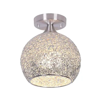 

Simple LED Crystal Ceiling Lights Hanging Crystal Pendant Lamp without Bulb for Living Room Bedroom Corridor