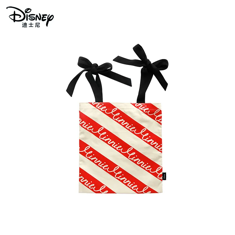 

Disney New cartoon canvas Mickey Minnie mouse handbag cotton bag literary fan canvas student bag portable shopping shoulder bag