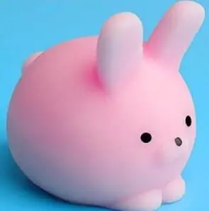Мягкое Животное Игрушка выдавливание Mochi рост антистресс Abreact мяч мягкий липкий милый забавный подарок - Цвет: pink rabbit