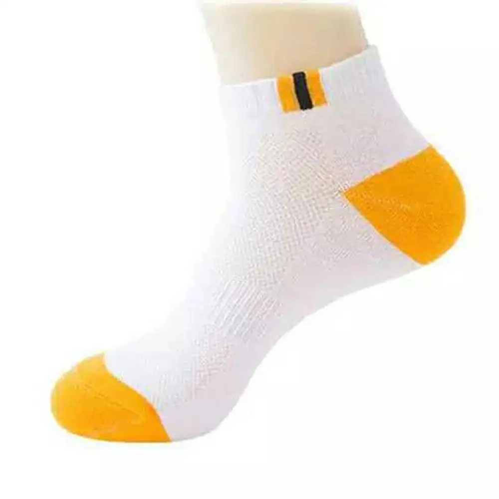 5 пар/1 пара, базовые летние мужские носки, сетчатые дышащие спортивные хлопковые короткие носки, осенне-зимние мужские дезодорирующие носки, Meias - Цвет: Зеленый