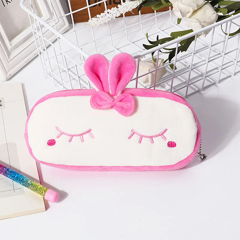 1 шт. 20 см Kawaii Мультяшные Животные Плюшевый Чехол Карандаш Чехол сумка брелок портмоне кошелек Чехол Сумка, школьные принадлежности подарок