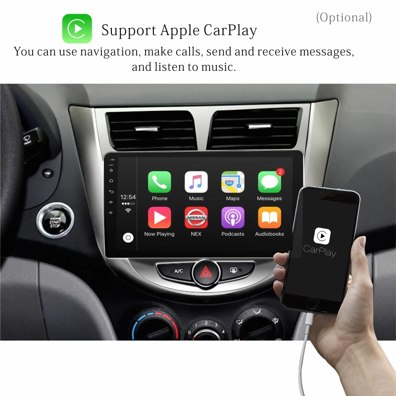 Clearance Android 9.0 Car Radio Multimedia Video Player Navigation GPS For solaris Hyundai 1 2 Accent Reina Verna sedan 2010-2016 carplay 2