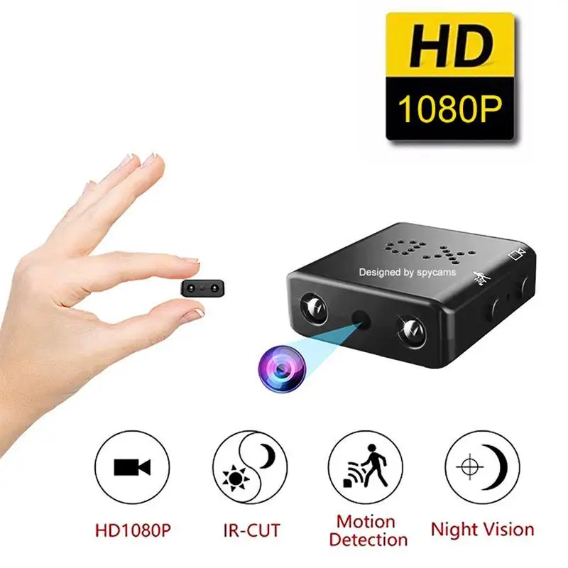 

Mini Camera Full HD 1080P Home Security Camcorder Night Vision Micro Cam Motion Detection Video Voice Recorder