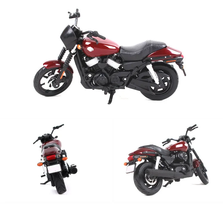 Maisto 1:18 Harley Davidson улица 750 мотоцикл металлическая модель игрушки для детей подарок на день рождения Коллекция игрушек